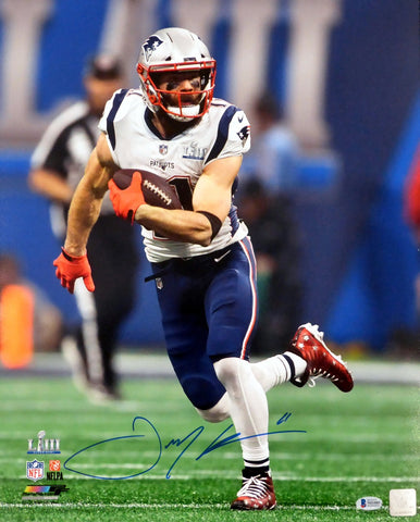 Julian Edelman Signed 16x20 Photo New England Patriots Super Bowl LIII Beckett