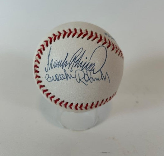 Frank Robinson & Brooks Robinson Dual Autographed Official Baseball | JSA COA