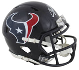 Texans Andre Johnson Authentic Signed Speed Mini Helmet BAS Witnessed