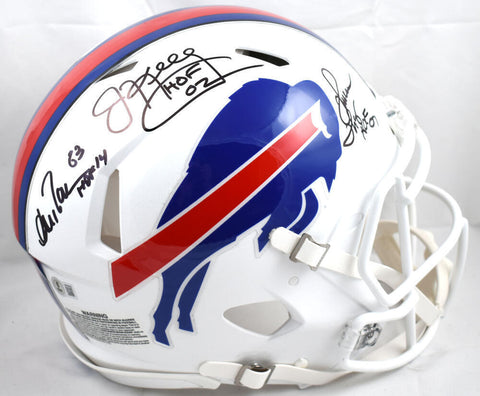 J. Kelly T. Thomas A. Reed Autographed Buffalo Bills F/S Speed Authentic-Beckett