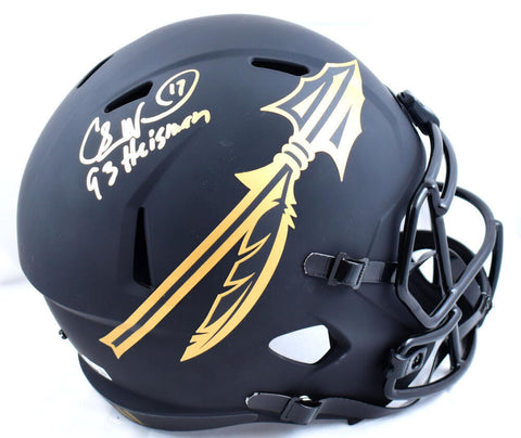 Charlie Ward Signed Seminoles F/S Eclipse Speed Helmet W/Heisman-Beckett W Holo