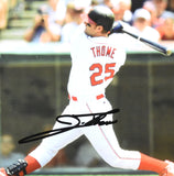 Jim Thome Autographed Cleveland Indians 8x10 Swing Photo - Beckett W Hologram