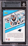 Panthers Adam Thielen Authentic Signed 2023 Elite #5 Card BAS Slabbed