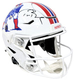 Tom Brady Patriots Signed Throwback Authentic SpeedFlex Helmet Fanatics