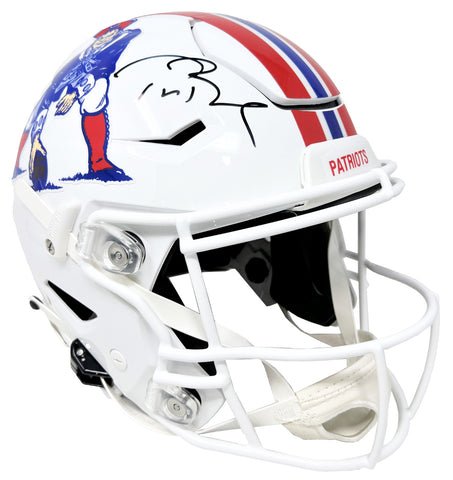 Tom Brady Patriots Signed Throwback Authentic SpeedFlex Helmet Fanatics