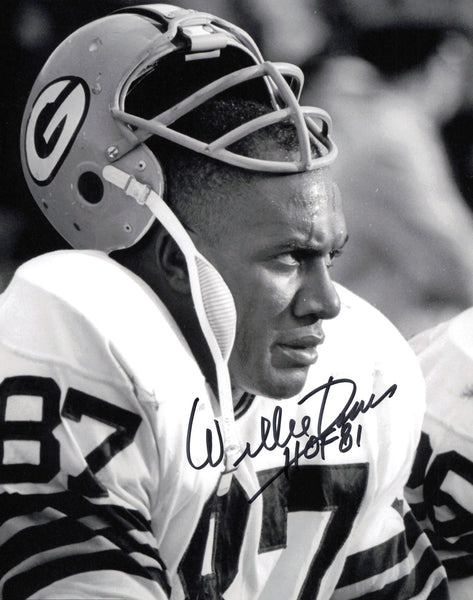 Willie Davis Autographed 8x10 Photo Green Bay Packers "HOF 81" SKU #245952