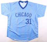 Fergie Jenkins Signed Chicago Cubs Pull Over Jersey Inscribed 3,192 Ks (Beckett)