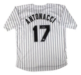 Sam Antonacci Chicago Signed White Baseball Jersey BAS