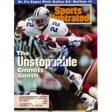 Emmitt Smith Autographed Dallas Cowboys Sports Illustrated 1994 Beckett 53860
