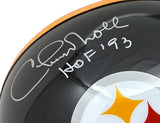 Chuck Noll Signed Pittsburgh Steelers Full Size Replica Helmet HOF 93 JSA