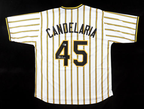 John Candelaria Signed Pittsburgh Pirates Jersey (Beckett) 1979 World Champion