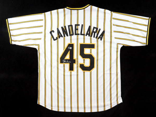 John Candelaria Signed Pittsburgh Pirates Jersey (Beckett) 1979 World Champion
