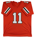 Carson Beck Signed Miami Hurricanes Orange Jersey (Beckett) 2025 Starting Q.B