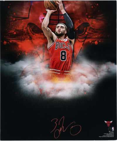 Zach LaVine Chicago Bulls Autographed 20" x 24" In Focus Photograph