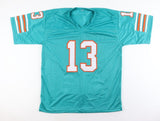 Dan Marino Signed Miami Dolphins Career Stat Jersey (JSA) 9xPro Bowl Q.B /H.O.F.