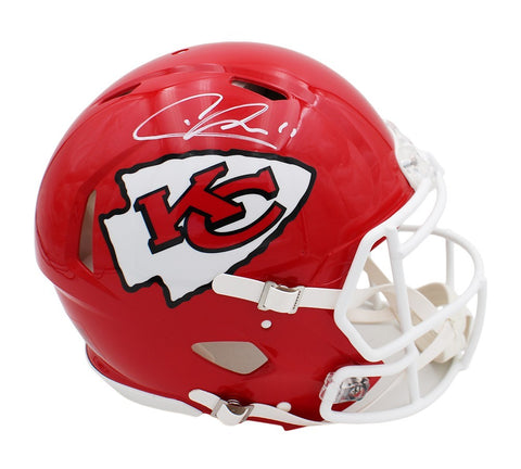 Chris Jones Signed Kansas City Chiefs Speed Authentic NFL Helmet