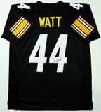 Derek Watt Autographed Black Pro Style Jersey - JSA W Auth *R4