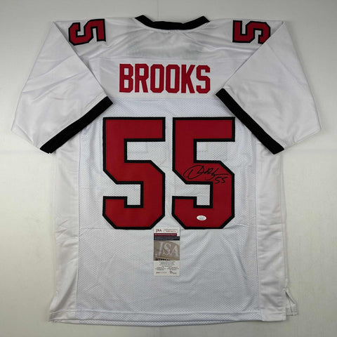 Autographed/Signed Derrick Brooks Tampa Bay White Football Jersey JSA COA