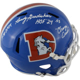 Randy Gradishar Autographed Denver Broncos F/S TB Helmet 2 Insc. Beckett 49151