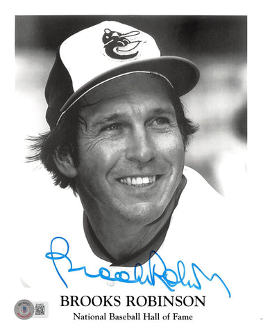 Orioles Brooks Robinson Authentic Signed 8x10 Photo BAS #BL44812