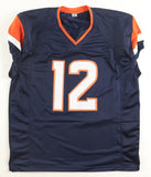 R J Harvey Signed Denver Broncos Pro Cut Jersey (JSA) Ex-UCF RB / 2nd Rnd Pik/RB