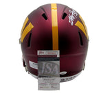 London Fletcher Signed/Auto Speed Full Size Replica Helmet Commanders JSA 194013