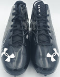 ERNEST JONES IV AUTOGRAPHED PAIR OF UNDER ARMOUR CLEATS SEAHAWKS MCS HOLO