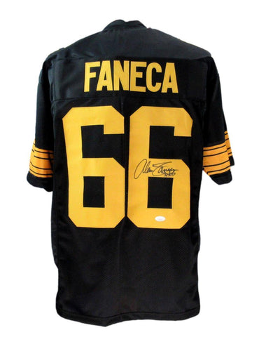 Alan Faneca Autographed Pittsburgh Steelers Custom Jersey JSA 186826