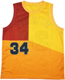 TEAM GREECE GIANNIS ANTETOKOUNMPO AUTOGRAPHED YELLOW JERSEY JSA STOCK #243021