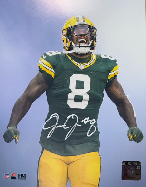 JOSH JACOBS - Green Bay Packers NFL - Signed 8x10 Photo #2 AUTO