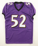 Ray Lewis Signed Baltimore Ravens Pro Cut Jersey/Beckett/ 13xPro Bowl Linebacker