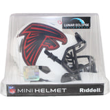 Julio Jones Autographed Atlanta Falcons Lunar Mini Helmet Beckett Witness 51870