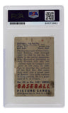 Lou Boudreau Signed 1951 Bowman Boston Red Sox Baseball Card #62 PSA/DNA