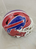 JAMES COOK SIGNED BUFFALO BILLS THROWBACK SPEEDFLEX AUTHENTIC HELMET BECKETT QR