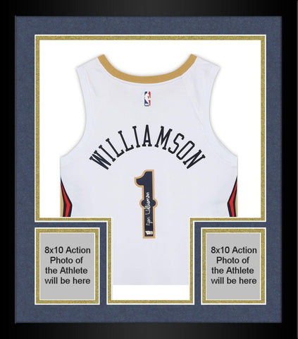 FRMD Zion Williamson New Orleans Pelicans Signed Nike White Swingman Jersey