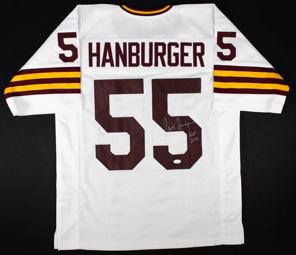 Chris Hanburger Signed Washington Redskins Jersey JSA/ 9xPro Bowl HOF Linebacker