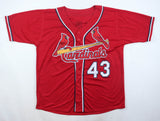 Pedro Pages Signed St. Louis Cardinals Jersey (Wilder Side of Sports) Catcher