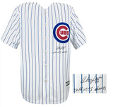 Aroldis Chapman Signed Cubs White Majestic Replica Jersey w/WS Champs - (SS COA)