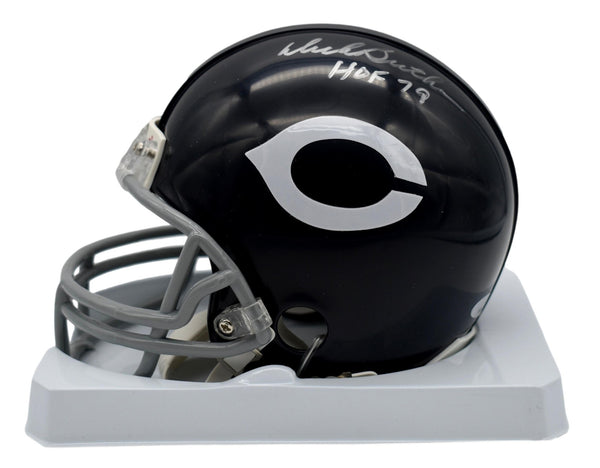 Dick Butkus HOF Chicago Bears Signed/Inscribed Bears Mini Helmet TriStar 212031