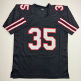 Autographed/Signed Zach Thomas Texas Tech Black Football Jersey BAS COA
