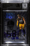 Jack Lambert TJ Watt Signed 2022 Illusions Trophy Collection #TC Card BAS 39793