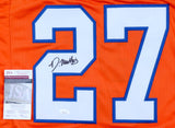 Damarri Mathis Signed Broncos Home Jersey (JSA COA) Denver 4th Round Pick 2022