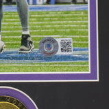 Justin Tucker Signed Framed 16x20 Baltimore Ravens Record Field Goal Photo BAS