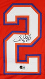 Clemson Brian Dawkins Authentic Signed Orange Pro Style Jersey BAS Witnessed
