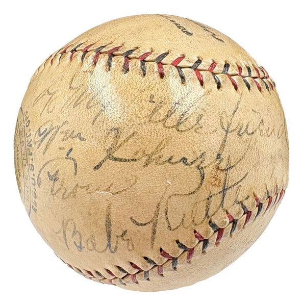 Babe Ruth Yankees 1920s Signed Official Spalding NL Baseball JSA ZZ35615