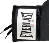 Floyd Mayweather Jr. Auto Black Everlast Glove Right Hand In Silver Beckett Wit