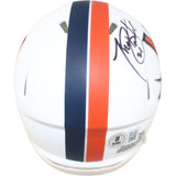 Tiki Barber Ronde Barber Signed Virginia Cavalaiers Mini Helmet Beckett 51648