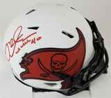Mike Alstott Signed Tampa Bay Buccaneers Mini Helmet (Beckett) Pro Bowl F.B.