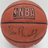 Bill Bradley Autographed NBA Leather Basketball Knicks (Flat) JSA #AV29194