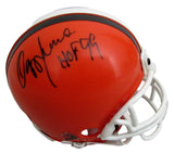 Ozzie Newsome HOF Signed/Inscribed Browns Mini Football Helmet JSA 213139